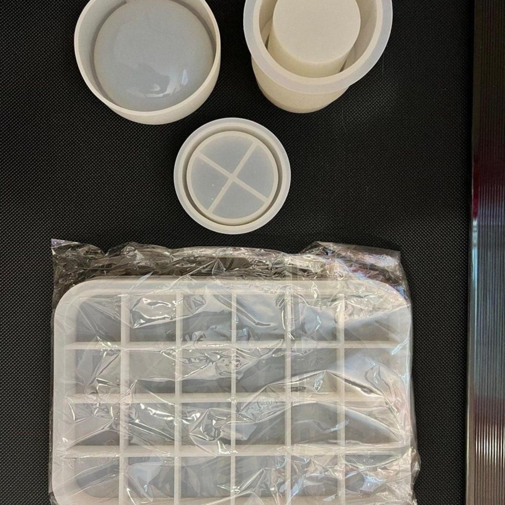 Unbranded Silicone Resin Molds Set Unisex OS White New DIY Craft Casting Tools
